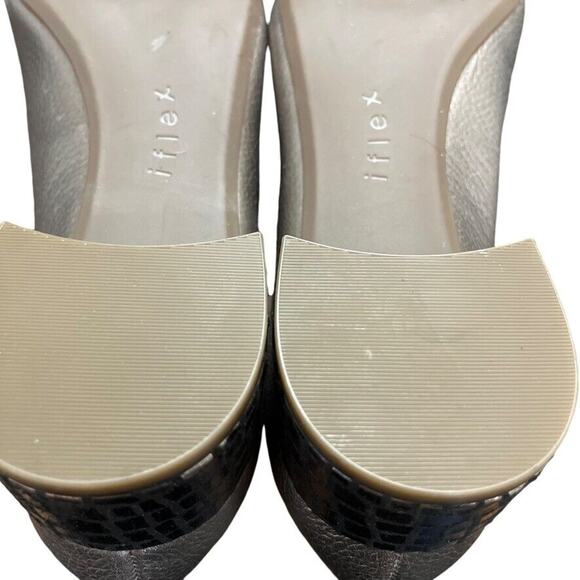 Anne Klein Kimbra Womens Leather Pointed Toe Block Heel Pumps Shoes sz 6.5 M - Picture 14 of 16